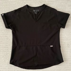 Figs Scrub top Cayo Popover XS Black